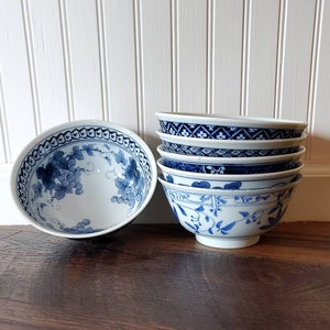 16 oz SET OF 6 Authentic Porcelain Japanese Soup bowls Rice bowls Noodle Bowls Poke Bowls Free Infused Salts and FREE Shipping