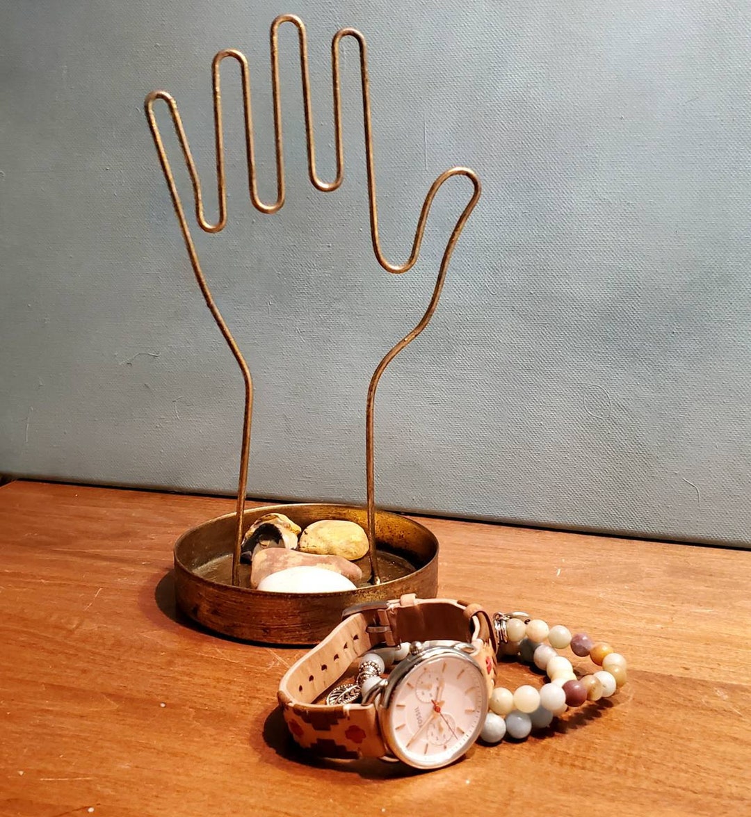 Unique Hand Formed Wire Jewelry Holder Trinket Holder Watch Etsy