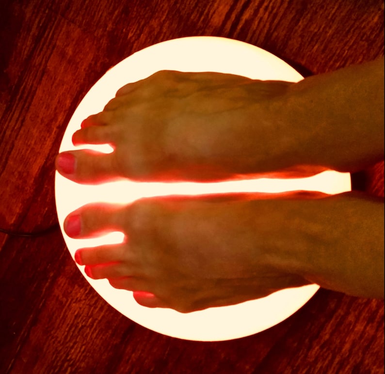 Himalayan Salt Lamp Detox Dome Lamp Foot and Hand Detox Etsy