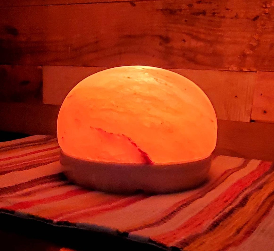 7 Himalayan Salt Lamp Hand Detox Dome Arthritis Relief Etsy