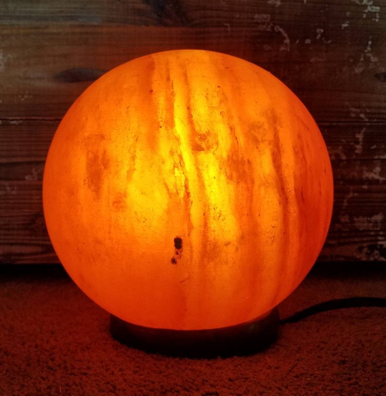 Himalayan Salt Globe Lamp 7 SHIPS FREE Etsy