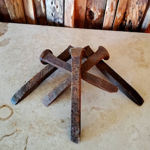 Vintage Railroad Spikes Sold  in Lots of 1 or 5  VERY Cool!