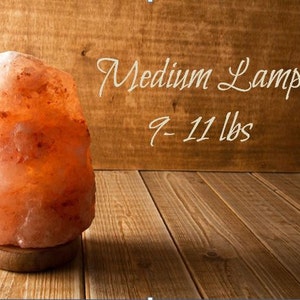 Himalayan Salt Lamp Medium 9-11 lb
