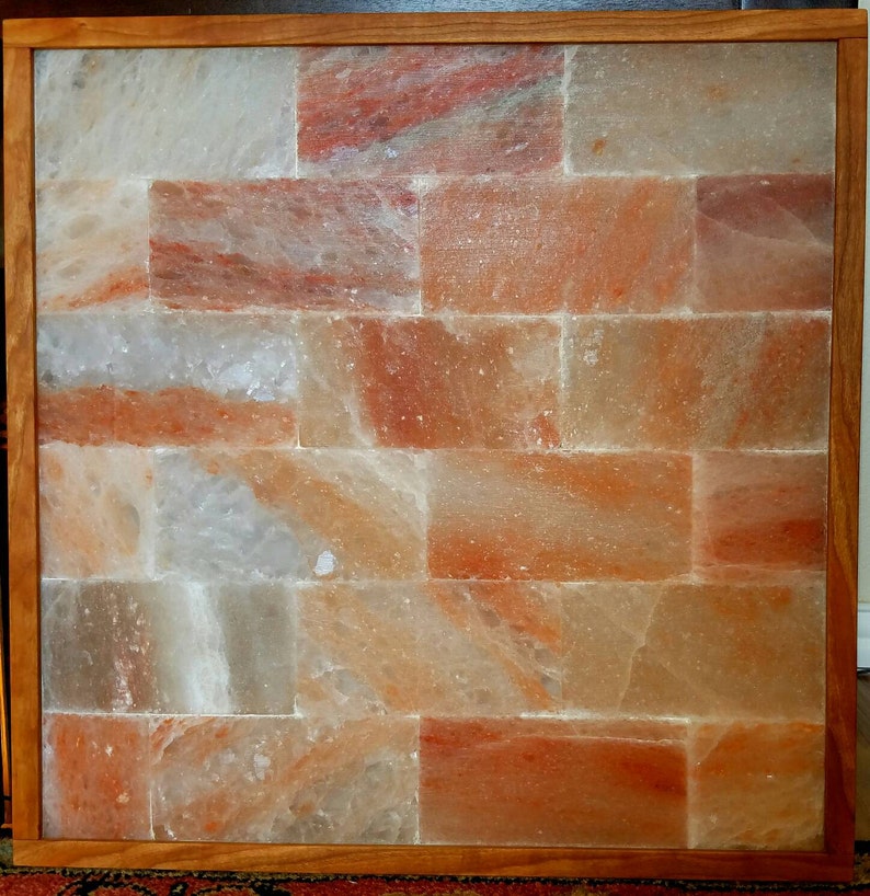 Himalayan Salt Wall Salt Panes and Salt Panels Salt Frames by Etsy