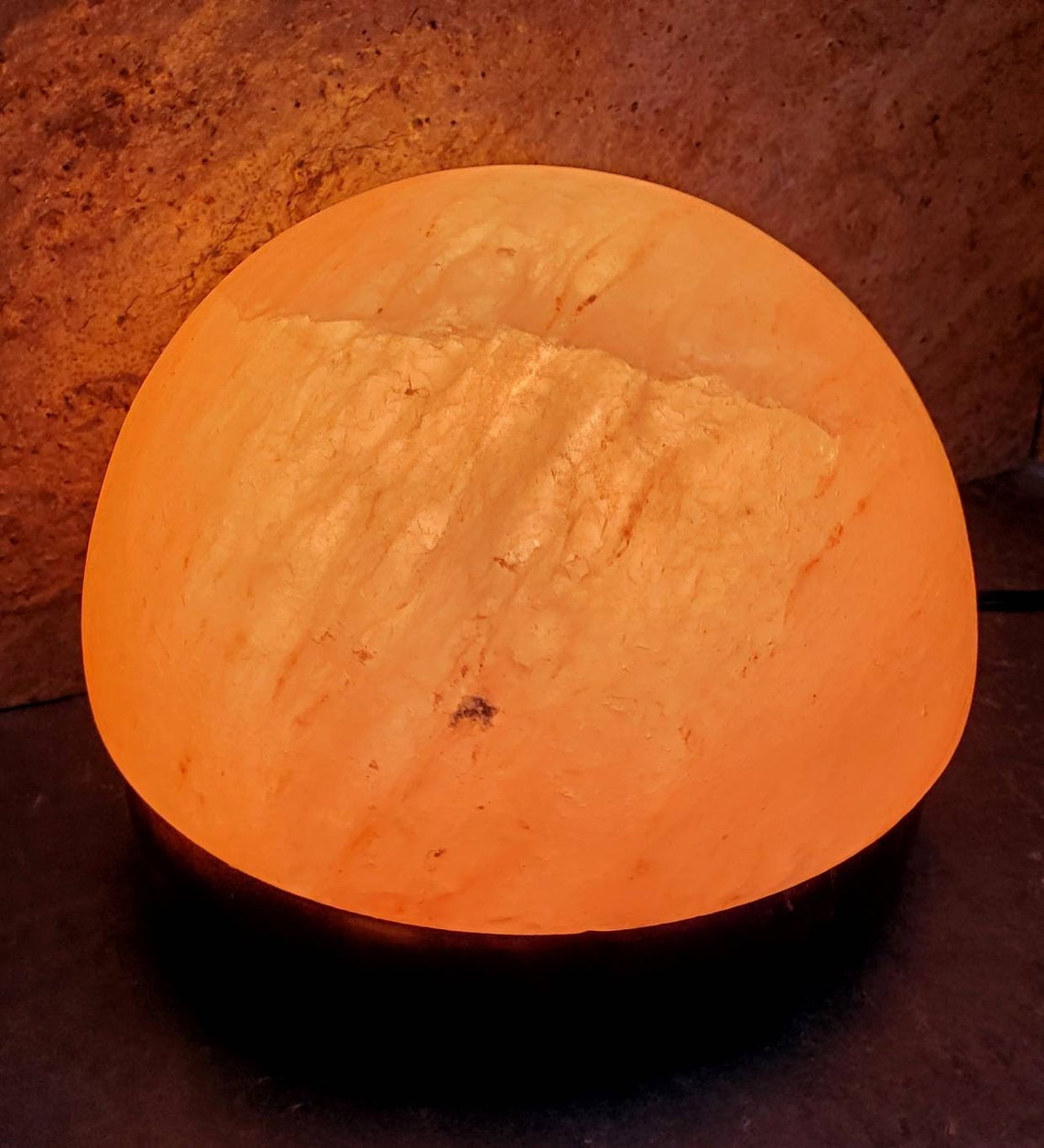 LARGE 9 Himalayan Salt Lamp Foot and Hand Detox Dome Etsy