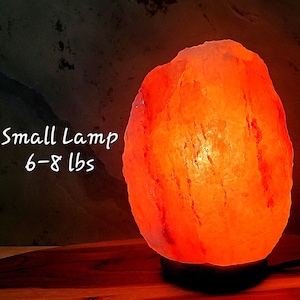Himalayan Salt Lamp Salt Rock Lamp 6-8 lbs SHIPPING INCLUDED