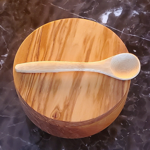 Hand Honed Bamboo Salt Spoon Spice Spoon