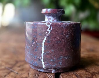 INTRODUCING! ELEMEANTS EXCLUSIVE! Exotic Red Zebra Mini Salt and Pepper Cellar Spice Jar Free Himalayan Salt RZjar1