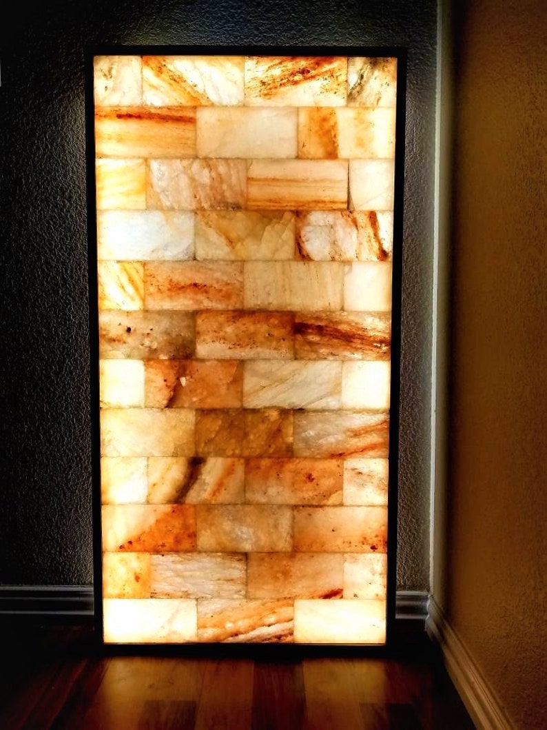 Himalayan Salt Wall Himalayan Salt Panels and Panes Himalayan Etsy