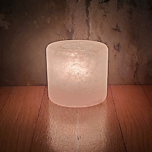 BEST SELLER Himalayan Salt Candle Holder Cylinder now in RARE White image 2