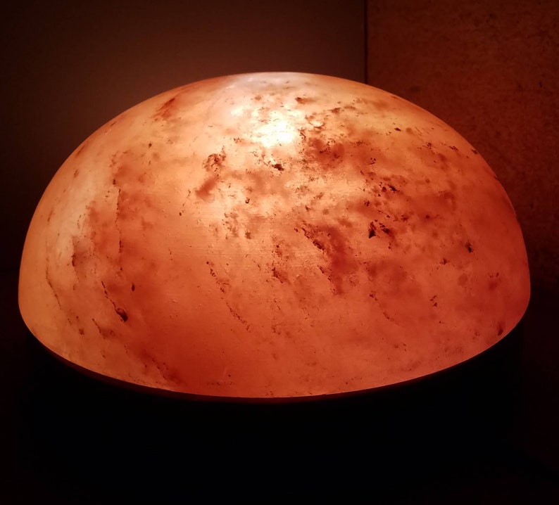 Himalayan Salt Lamp Detox Dome Lamp Foot and Hand Detox Etsy