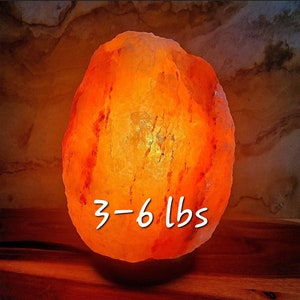 Himalayan Salt Lamp MINI 3-6 lb SHIPS FREE!