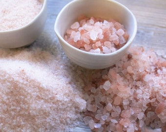 SALE! and FREE SHIPPING 2 lbs. Bulk Edible Himalayan Salt choice of grinds