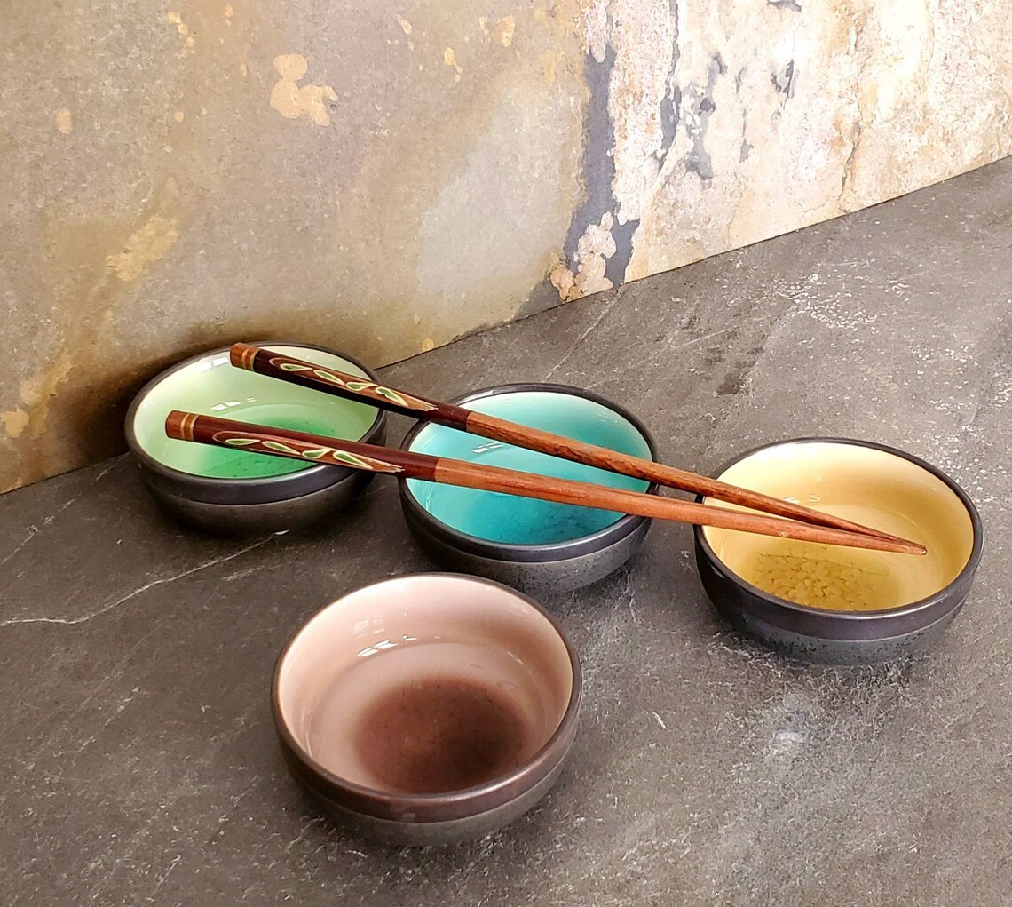 Adorable Japanese style sauce bowls dipping bowls salt bowls Etsy