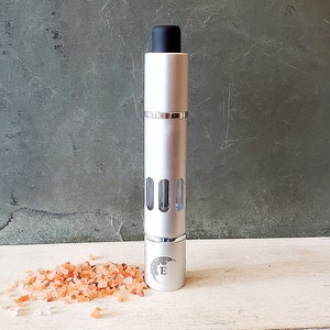 PERSONALIZED Mini Brushed Aluminum Himalayan Salt Grinder Spice Grinder Pepper Grinder Personalized Gift Wedding Party Gift
