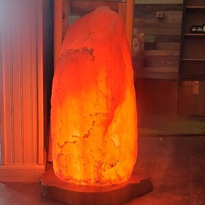 MAMMOTH 170-400lb Himalayan Salt Lamp Showpiece EXTREMELY RARE! Choose your size! imagem 8