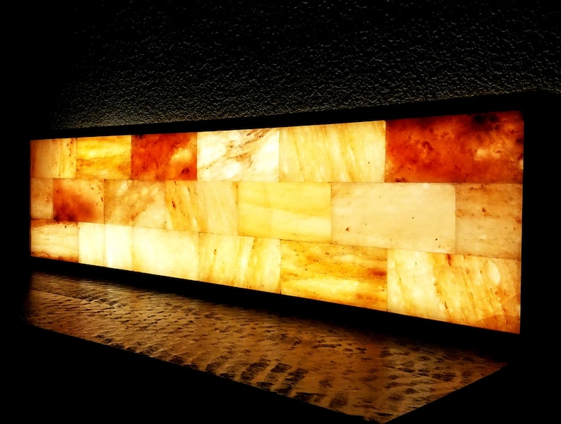 Himalayan Salt Wall Salt Panes and Salt Panels Salt Frames by Etsy