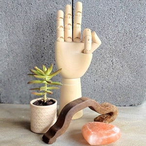 Artist Wood Mannequin Hand Artist Hand Jewelry Holder Art Piece