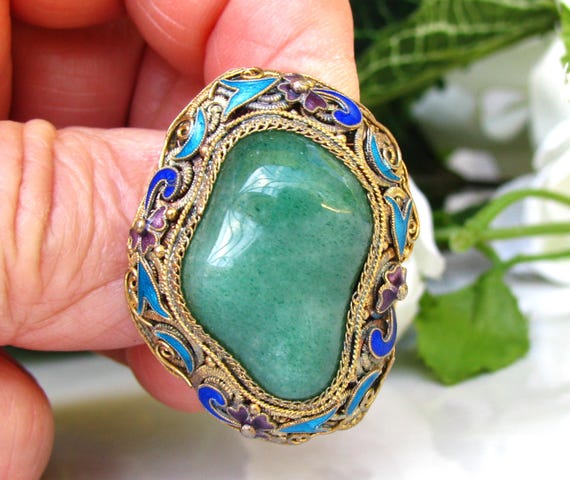 Antique chinese export brooch - Gem Antique chinese export brooch - Gem