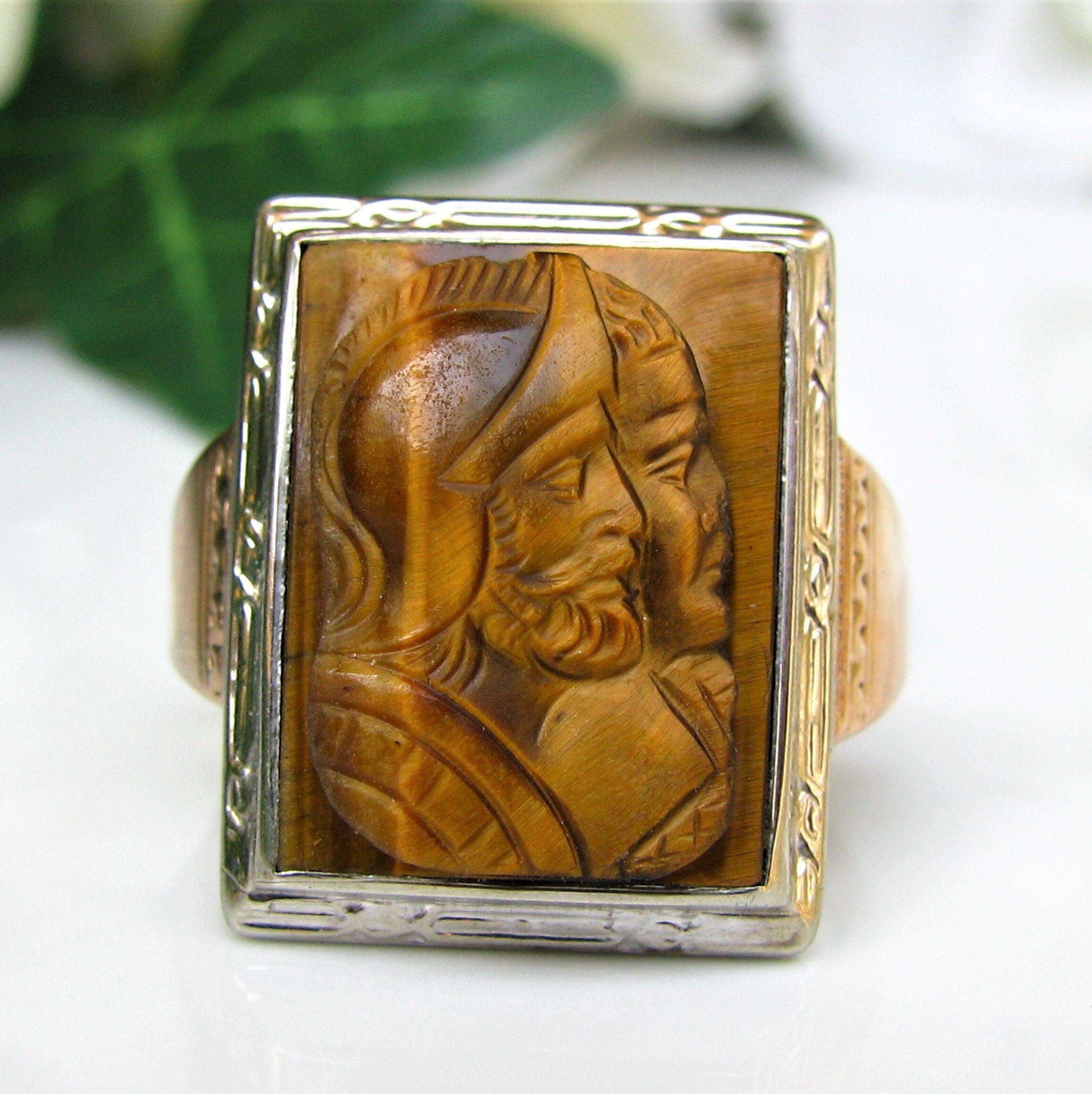 アクセサリー vintage 9ct gold Tiger Eye Cameo ring $_57.PNG?set_id=880000500F
