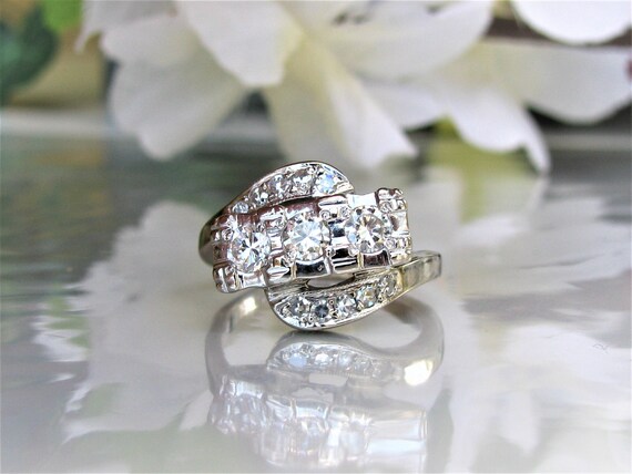 2.07ct Brilliant Emerald Cut Solitaire with Accent Halo Fine Genuine Lab Created White Sapphire Ideal VVS1 & Simulated Diamond Engagement Promise Anniversary Bridal Wedding Ring 14k White Gold 2.07ct Brilliant Emerald Cut Solitaire with Accent Halo Fine Genuine Lab Created White Sapphire Ideal VVS1 & Simulated Diamond Engagement Promise Anniversary Bridal Wedding Ring 14k White Gold