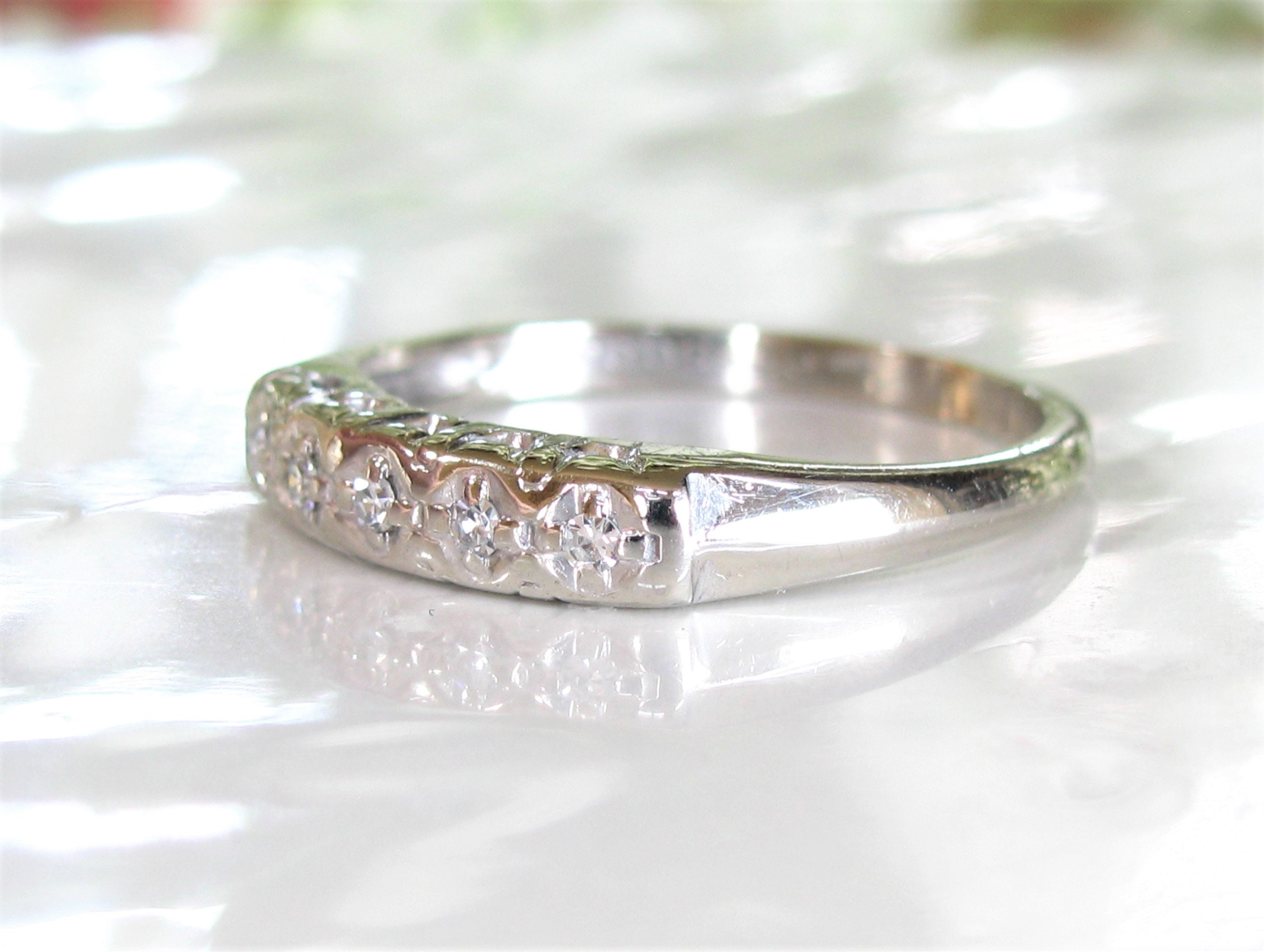 Vintage keepsake wedding bands deals