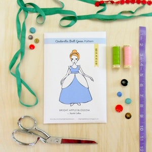Ultimate Cinderella Gown Pattern; size 3T, 4T, 5T, 6, 6x