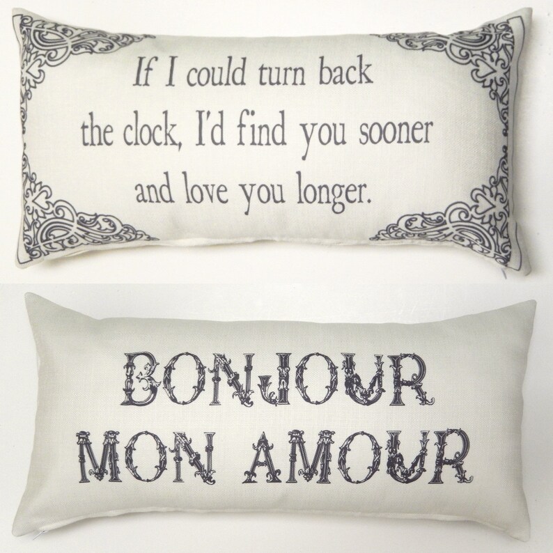 Romantic Pillow Collections Love Love of My Life Romantic Etsy