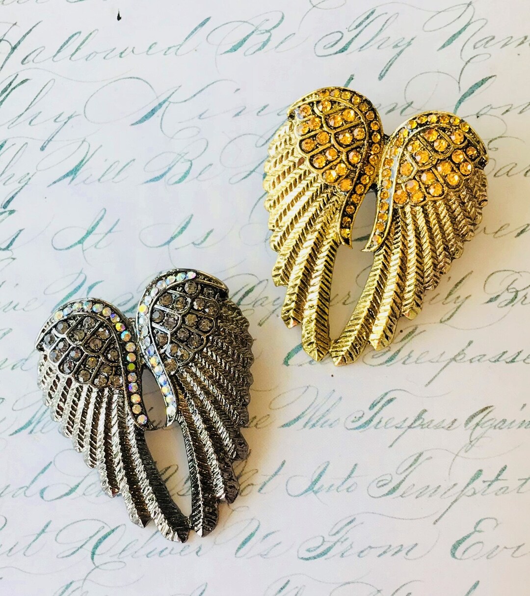 Angel Wing Pins/necklace Etsy