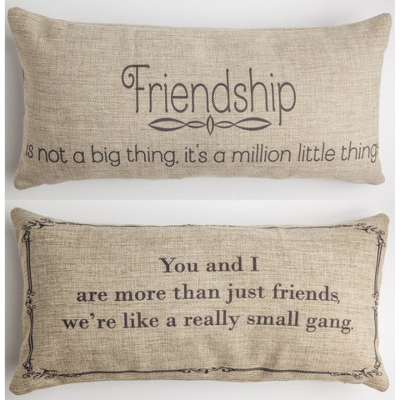 Gift for friendpillow for Friendship pillow | Etsy