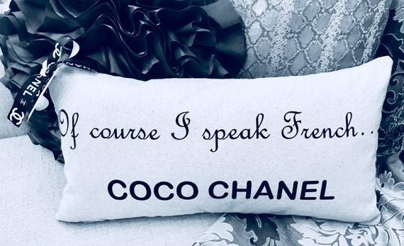 Chanel, COCO chanel, pillow case, pillow cover, for home decorate, chanel  decorate, sofa decorate, for her gift ,fa…