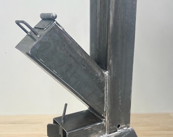 Schweißpläne für Rocket Stove: DIY Metall Holzofen Blueprints