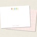 Watercolor Popsicles Stationery - Print your own - Sweet Girls Note Cards - Custom Stationary with name - Personalized Gift - Pink Popsicles