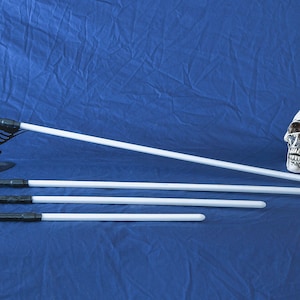 The Beast!  - 1/2" wide Delrin cane in  18", 24" , 30" or 36" lengths - Avaialble as either "Black Beauty" or White Lightning"
