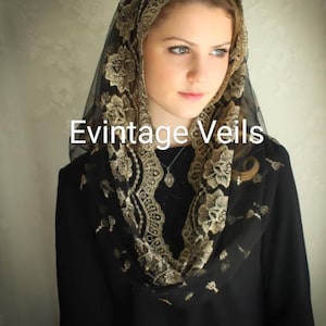 Evintage Veils~ Our Lady of Guadalupe  Chapel Veil 6 colors