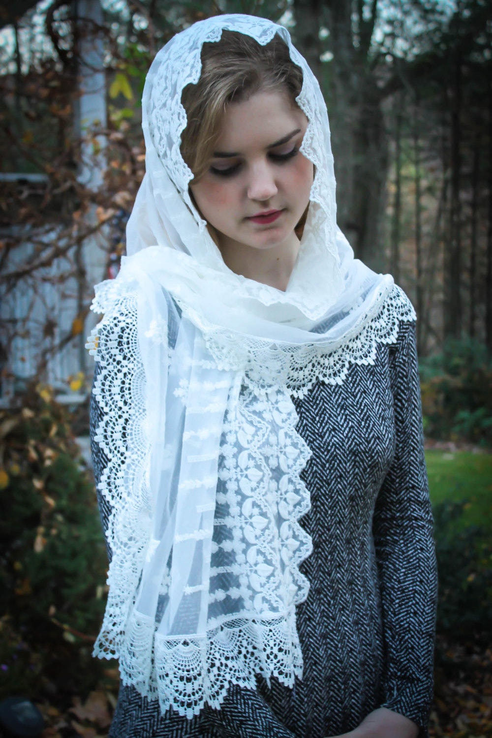 Evintage Veils Our Lady of Consolation** Vintage Inspired Lace Chapel