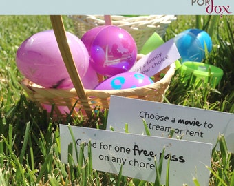 INSTANT DOWNLOAD / 100 unique printable Easter egg hunt activities — great alternatives to candy and coins!