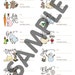 PERSONALIZED Printable Christmas Gift Labels 10 Custom - Etsy