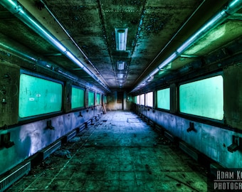 Abandoned Train Car - Urban Decay, Dystopian Photo Print