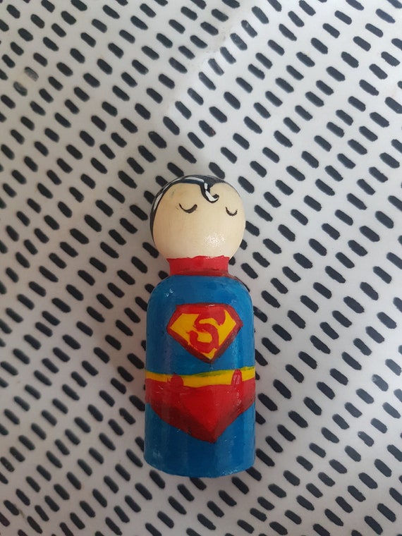 superman peg doll