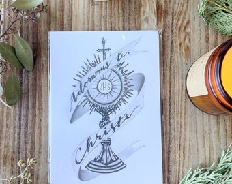 Eucharist Graphite Print