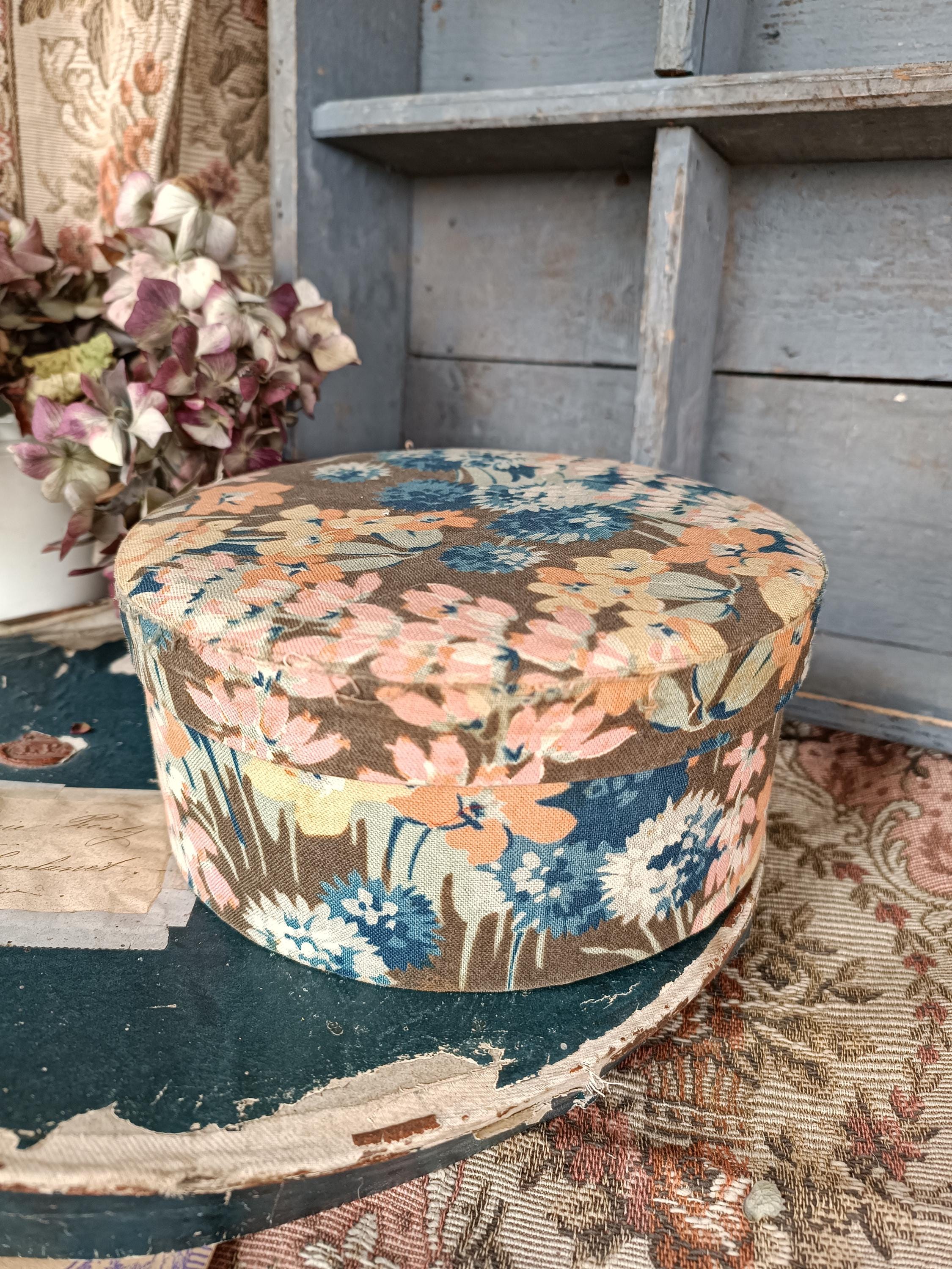 フランスアンティーク AU BON MARCHE 木箱 メルスリー フランス