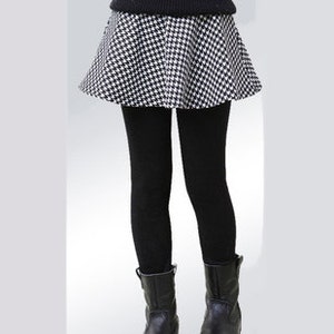 pdf sewing pattern, leggings for kids, knit sewing, simple sewing, skirt pattern image 5