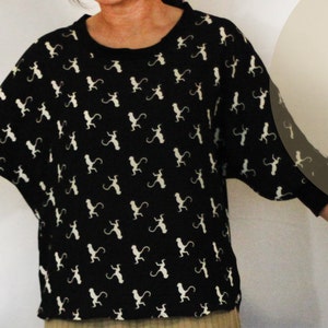 Dolman sleeve pullover blouse Sewing Pattern; Instant PDF ,woman blouse; blouse; PDF Sewing Patterns, easy sewing! Knit or woven.