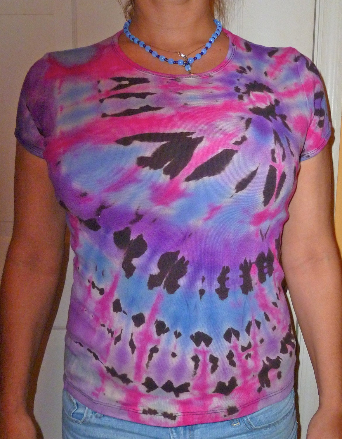 reverse tie dye t shirt