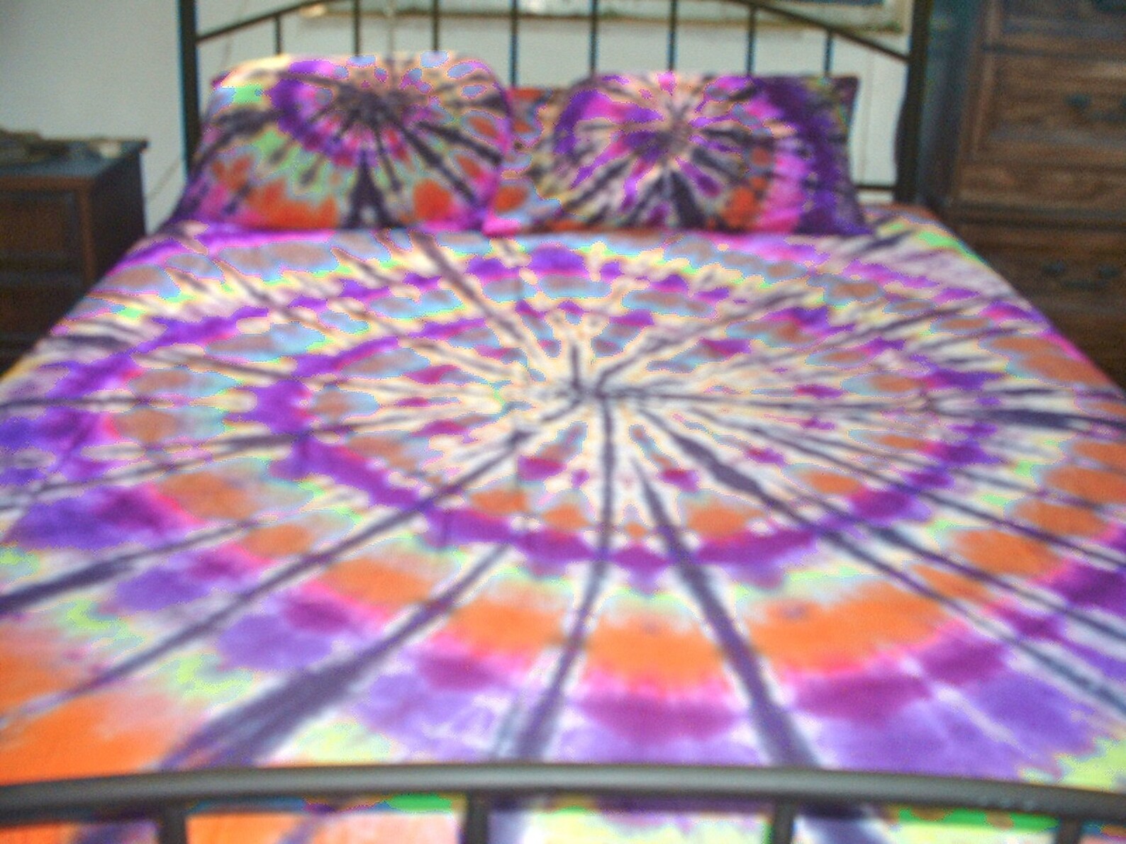 Tie Dyed Sheet Set Custom Made for Your Bedyou Design You Etsy