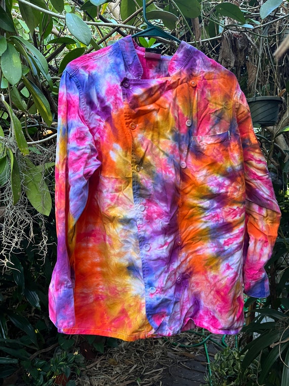 Tie dye chef coat clearance