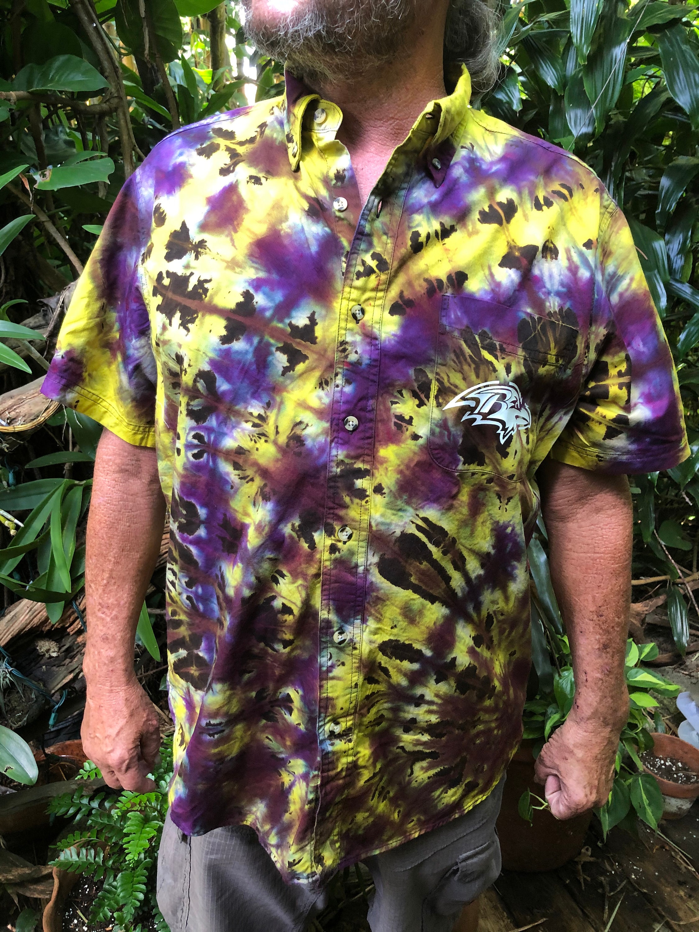 baltimore ravens tie dye shirt