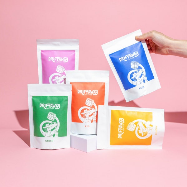 Mystery World Coffee Explorer Box, Whole Beans or Ground, Eco-friendly and Sustainable, Coffee Lovers Gift, Fresh and Single Origin