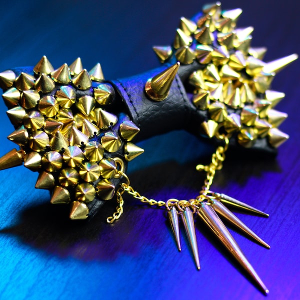 large gold bow tie